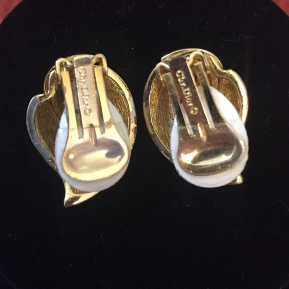 Chr. Dior clip earrings - Picture 2 of 4